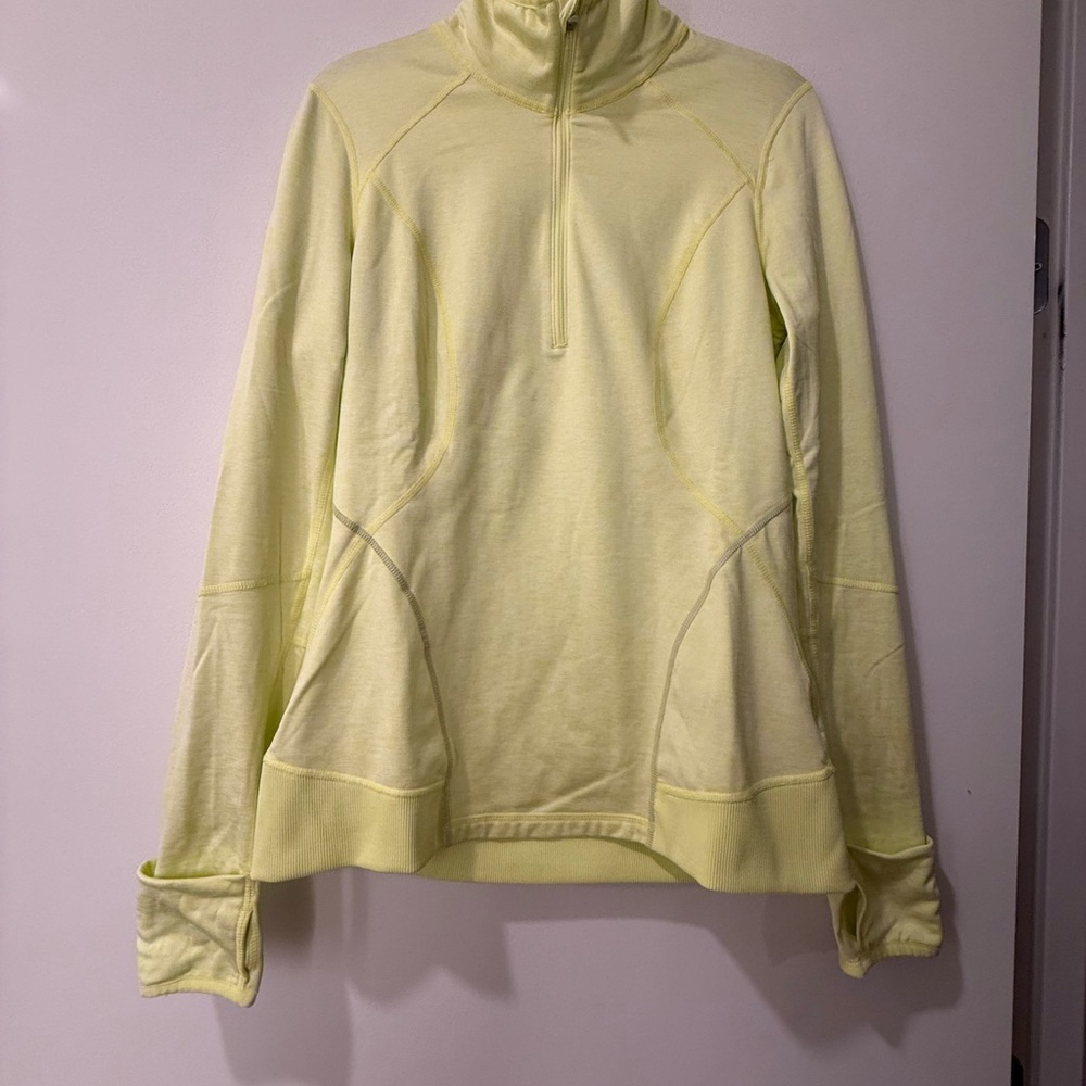 Zella Light Yellow Activewear Top